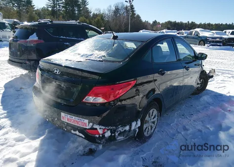 2016 Hyundai Accent Se из США, поврежденный, VIN KMHCT4AEXGU049467